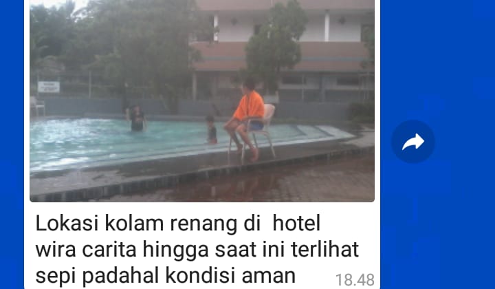 Wisata Pantai Carita Aman Isu Tsunami Hoax